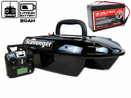Navic Scavenger Bait Boat with Lithium ION Battery