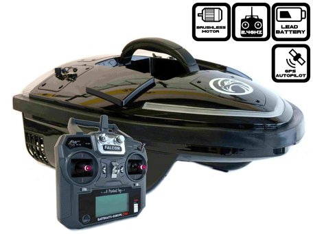 Sight Tackle Falcon Baitboat with GPS Autopilot and Lithium Batteries