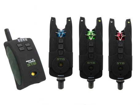 Sight Tackle STB Bite Alarms & Receiver 3+1