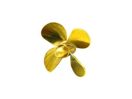 Brass 4 Bladed Propeller