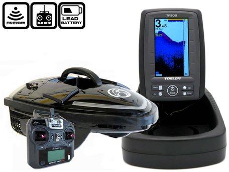 Sight Tackle Falcon Brushless with Toslon TF-500 Fishfinder