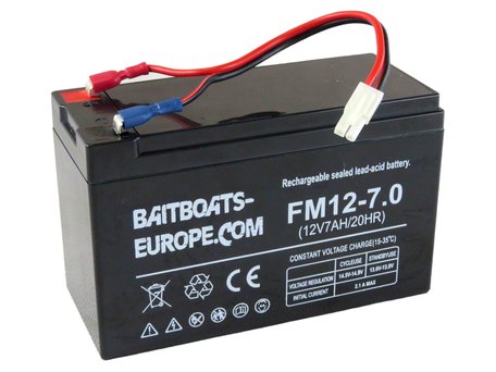 Baitboats-Europe.Com Bait Boat Lead Battery 12volt 7ah