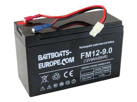 Baitboats-Europe.Com Bait Boat Lead Battery 12volt 9ah