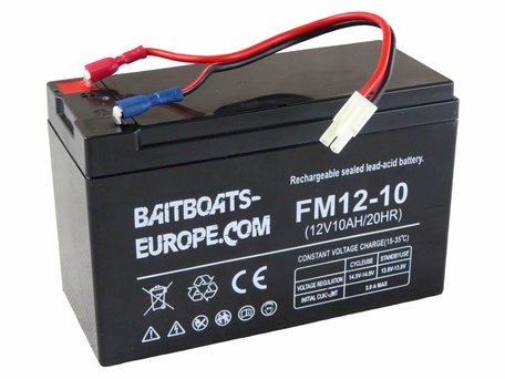 Baitboats-Europe.Com Bait Boat Lead Battery 12volt 10ah