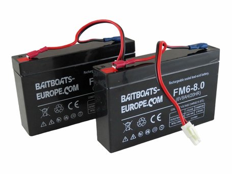 Baitboats-Europe.Com Bait Boat Lead Battery 6volt 8ah