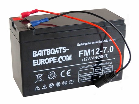 Baitboats-Europe.Com Bait Boat Lead Battery 12volt 7ah