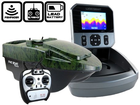 Anatec Pacboat Start'R Evo Camo Ivy with LBT-1 Color Fishfinder