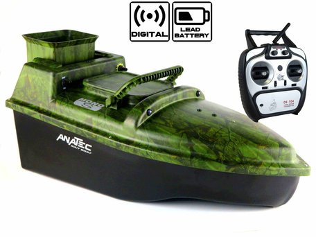 Anatec Monocoque S Oak Baitboat with Lead Battery