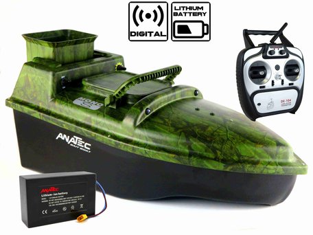 Anatec Monocoque S Oak Baitboat with Lithium ION Battery