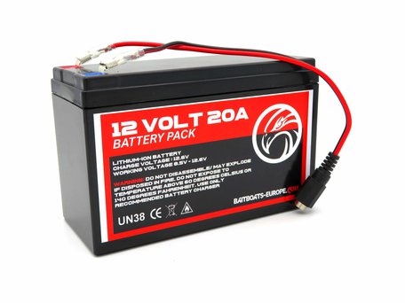 Bait Boat Lithium ION Battery 12v 20aH